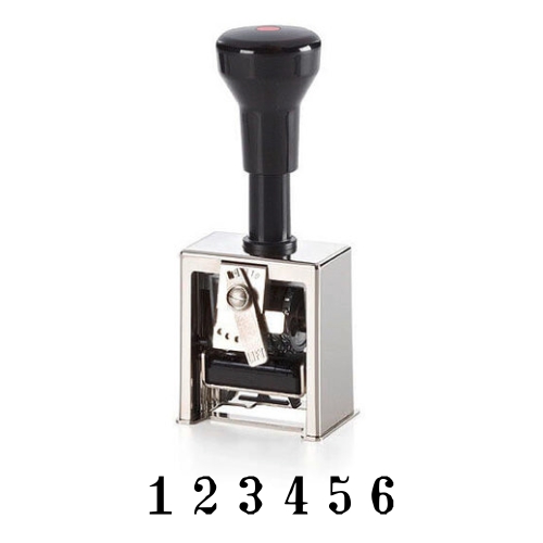 Numeroteur REINER B2 6-Stellen 3.5mm Antiqua